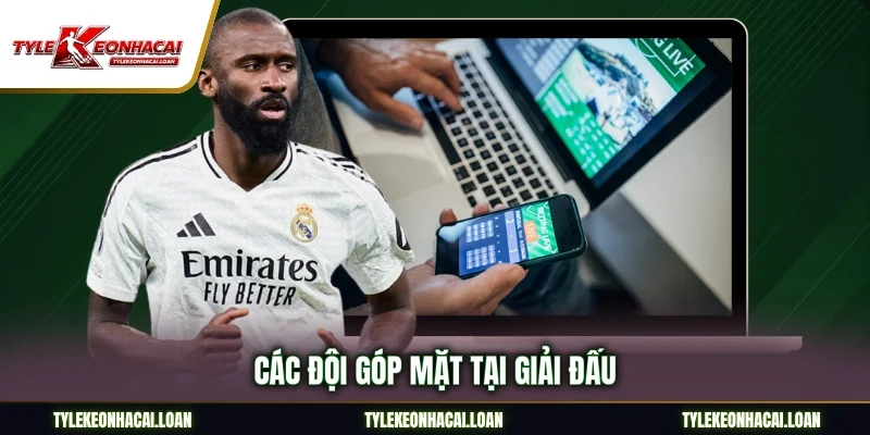 Các đội góp mặt tại giải đấu